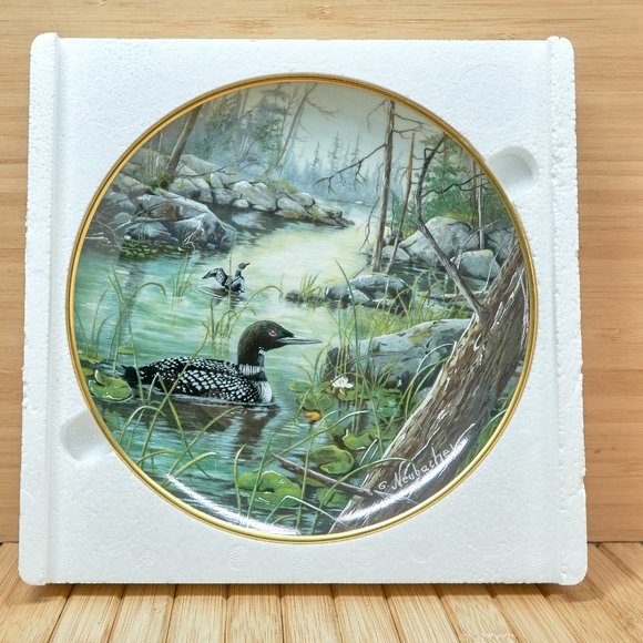 Vintage 80s Kaiser Porcelain Neubacher Collector Plate " Misty Morn" - Picture 5 of 7